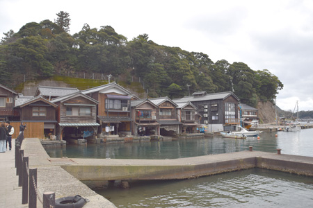 画像：伊根町の舟屋群