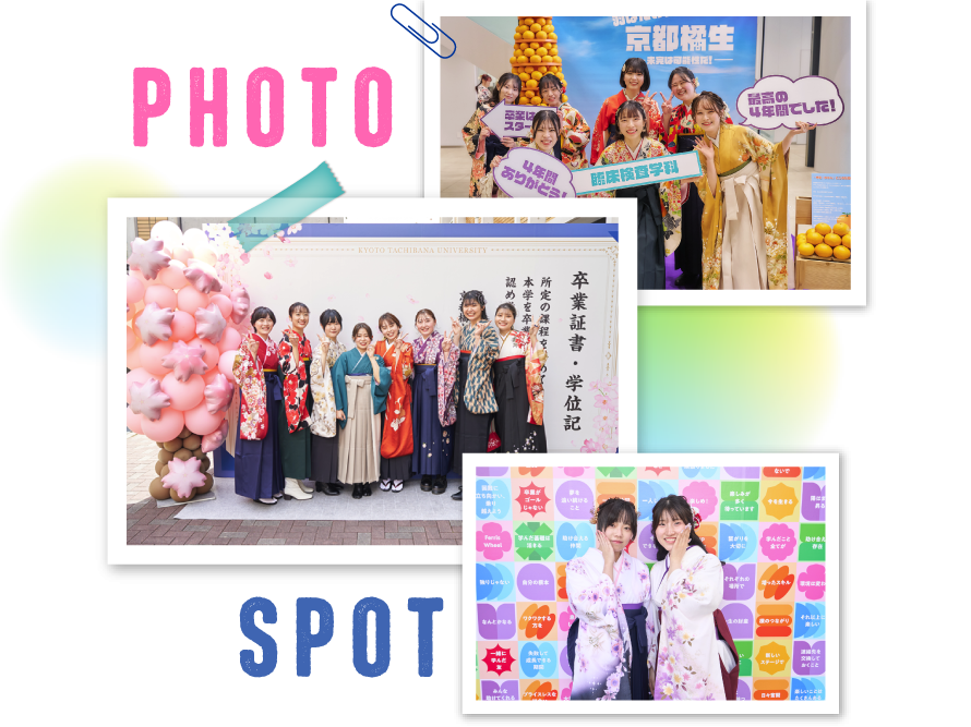 卒業式フォトスポット イメージ写真